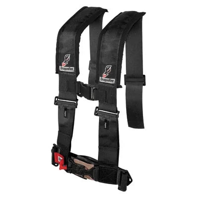 Dragonfire Racing 4-Point H-Style Safety Harness w/Adjustable Sternum Clip 3" Driver Side Black for Can-Am Maverick 1000 XC 2016-2018 - Great Deal! - Great Deal! - Great Deal!
