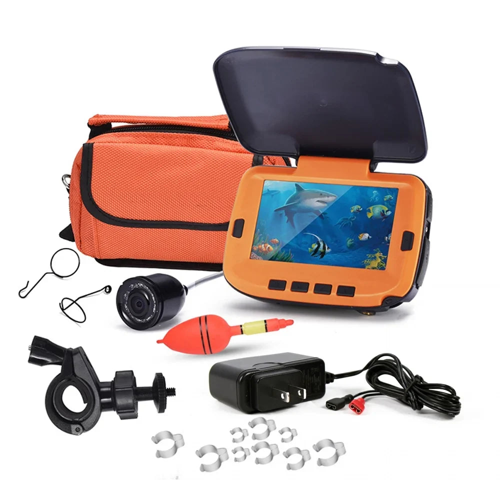 Premium Lixada Fishing Camera Underwater with Digital LCD 4.3in 300000 Pixels 8 CS Night Vision 120 Degree for Ice River Fishing
