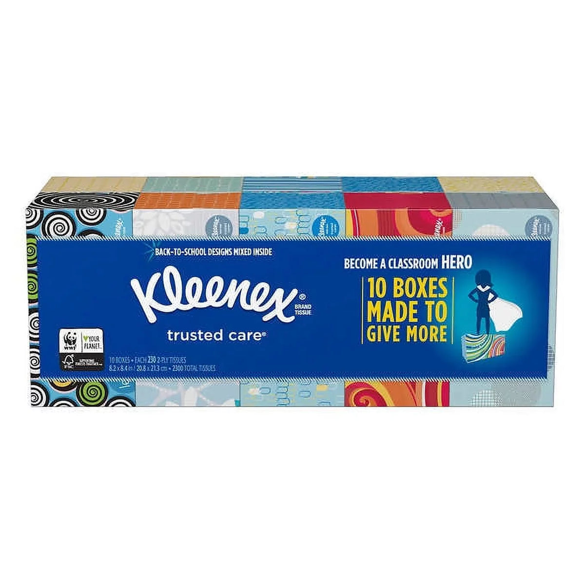 Premium Kleenex Trusted Care Facial Tissue, 2-Ply, 230-count, 10-pack RCZ - Great Deal! - Great Deal!