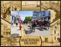 Premium Premium Mackinac Island Michigan Laser Engraved Wood Picture Frame Landscape (8 x 10) - Great Deal!