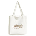 Premium Charles Bridge Prague Czech Landmark Tote Canvas Bag Shopping Satchel Casual Handbag - Great Deal!
