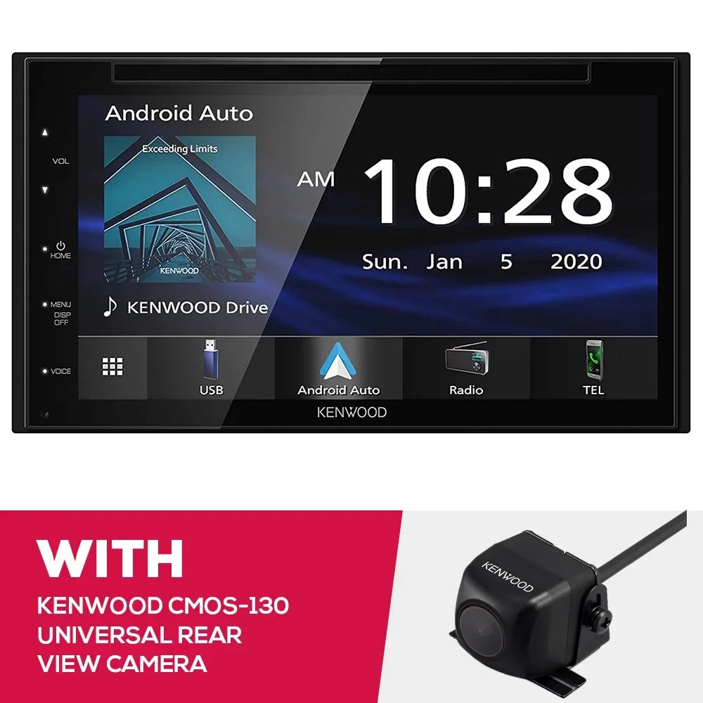 Premium New Kenwood DDX57S 6.8 Inch DVD Receiver andÂ CMOS-130 Universal Rear View Camera - Great Deal!