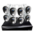 Premium 2-Way Audio 20 Channel DVR Security System with 1TB Hard Drive and 8 Wired 1080p Deterrence Cameras - Great Deal!