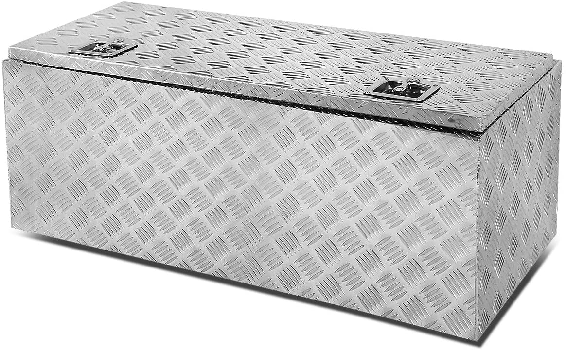 42"X 17"X 19" Aluminum Truck Pickup Underbody Underbed Tool Box Trailer Storage - Great Deal! - Great Deal!