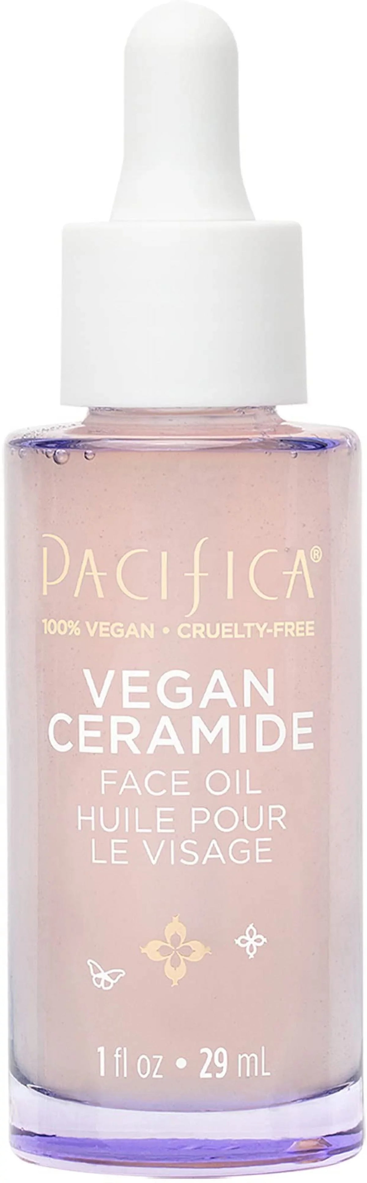 Pacifica Beauty, Vegan Ceramide Facial Oil, Hydrates + Soothes, Fast-Absorbing, For Dry Skin Safe For Sensitive Skin, Fragrance Free - Great Deal!