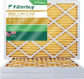 Premium Premium Filterbuy 18x24x2 MERV 11 Pleated HVAC AC Furnace Air Filters (3-Pack)