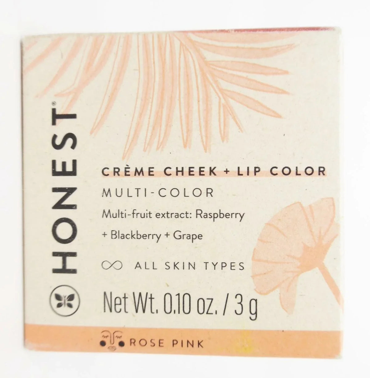 Honest Beauty Crme Cheek Blush, Rose Pink | Buildable & Blendable Blush | Paraben Free, Talc Free, Dermatologist Tested, Cruelty Free | 0.10 oz. 0.10 Ounce - Great Deal!