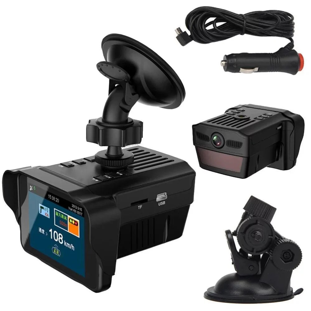 Premium moobody 2-in-1 Car Recorder and Radars Speed Detector 1080P Dash Cam Car camera DVR Car Dashboard Camera 140Â° Wide Angle - Great Deal!