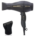 Premium Bundle 2: (1) Turbo Power 3900 Advanced Hair Dryer Black and (1) M Hair Designs Hot Blow Attachment Black - Great Deal!