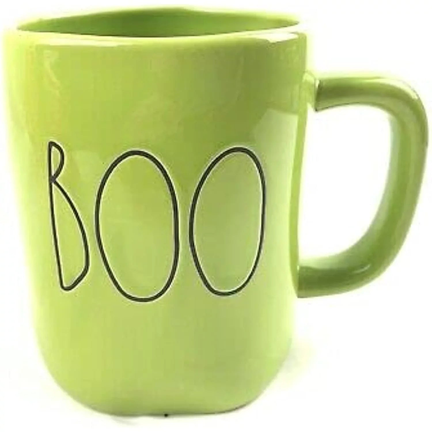 Premium Premium Premium Rae Dunn BOO Green Halloween Ceramic Mug - Great Deal!
