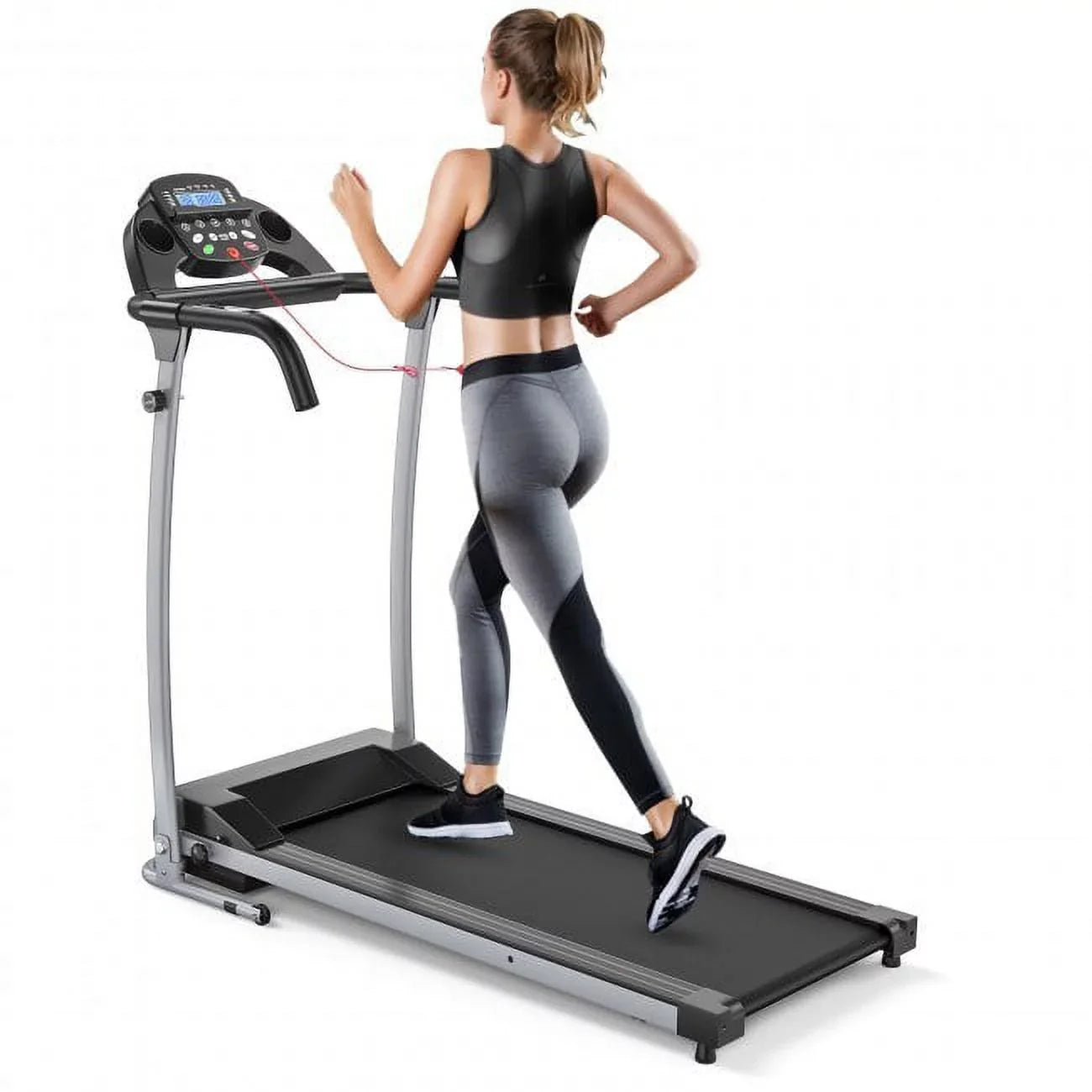 Premium Compact Electric Folding Treadmill Level LED Display Up Your Fitness Routine - Great Deal! - Great Deal!