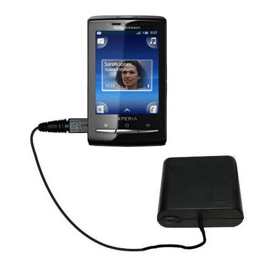 Portable Emergency AA Battery Charger Extender suitable for the Sony Ericsson Xperia X10 mini pro a - with Gomadic Brand TipExchange Technology - Great Deal!