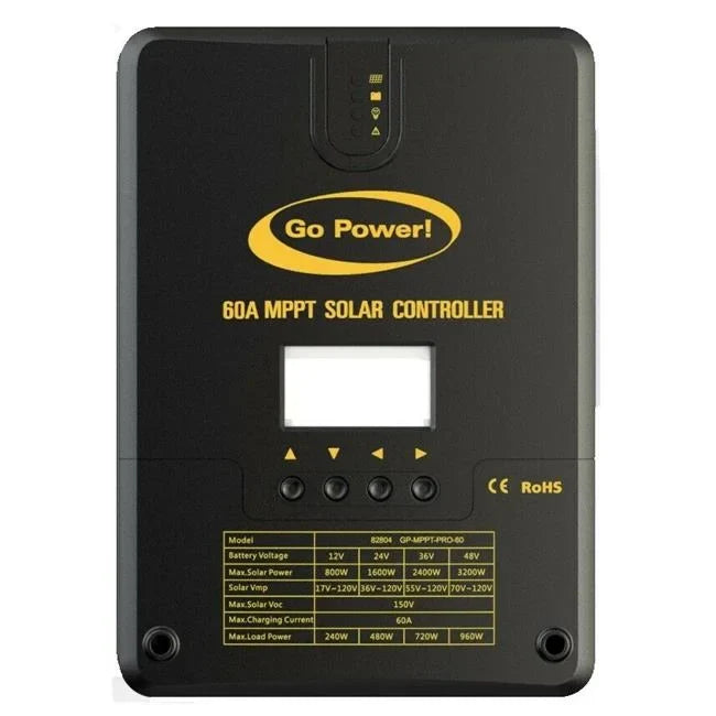 Premium 60 Amp Gp Pro 60 MPPT Solar Charge Controller - Great Deal!