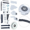 Premium Premium Bike Shifter Jackshaft Conversion Kit Set 415 Chain Silver for 2-Stroke Gas Motorcycles - Great Deal!