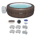Premium Bestway SaluSpa St Moritz Hot Tub w/Set of 4 Spa Seat & 4 Headrest Pillows