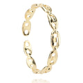 Premium Premium Premium Vintage Havana Callie Mariner Link Bangle 18K Gold-plated For Women