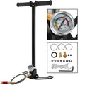 Premium Premium BENTISM 3 Stage PCP Air Gun Rifle Filling Stirrup Pump Hand Pump 4500PSI Charging Black New - Great Deal!