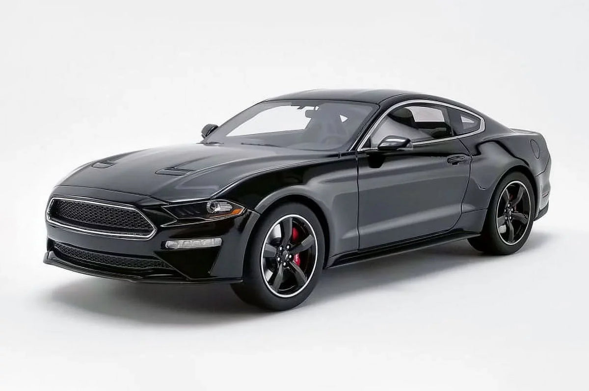2019 Ford Mustang Bullitt Hardtop, Shadow Black - GT Spirit US017B - 1/18 scale Resin Model Toy Car - Great Deal!