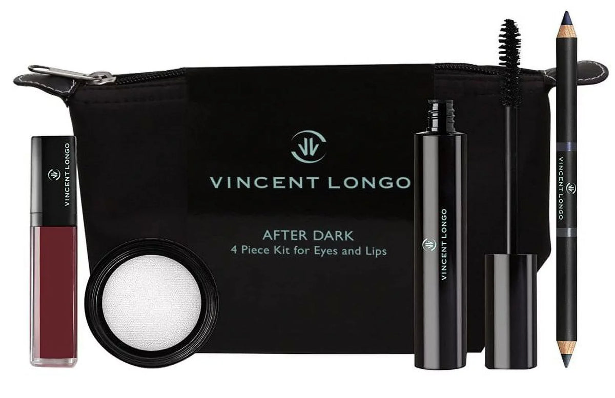 Premium VINCENT LONGO After Dark 4 Piece Kit for Eyes and Lips - Great Deal! - Great Deal!