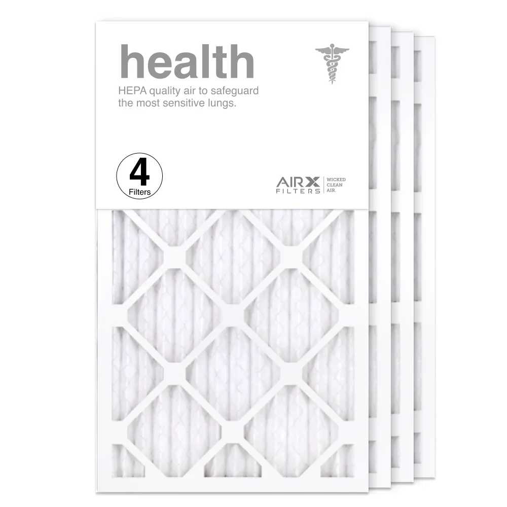 AIRx Filters 14x24x1 Air Filter MERV 13 Pleated HVAC AC Furnace Air Filter, Health 4-Pack Made in the USA - Great Deal!