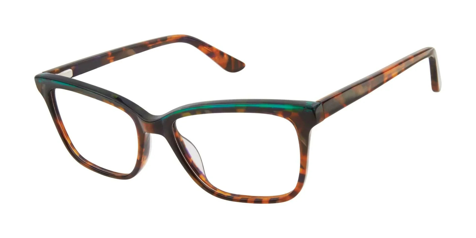 Premium Premium NEW GX by GWEN STEFANI GX 052 Tortoise & Green Eyeglasses 50mm with GX Case