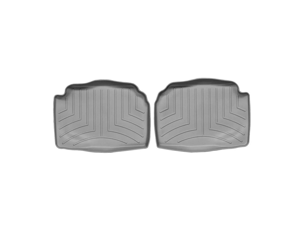 Premium Premium WeatherTech Custom Fit FloorLiners compatible with Subaru Impreza, Impreza WRX, Impreza WRX STi, Forester - 2nd Row (2-Piece Liner), Grey