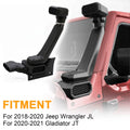 Premium Premium Premium Kojem High Mount Snorkel For 2018-2020 Jeep Wrangler JL 2020-2021 Gladiator JT Air Intake Snorkel Kit