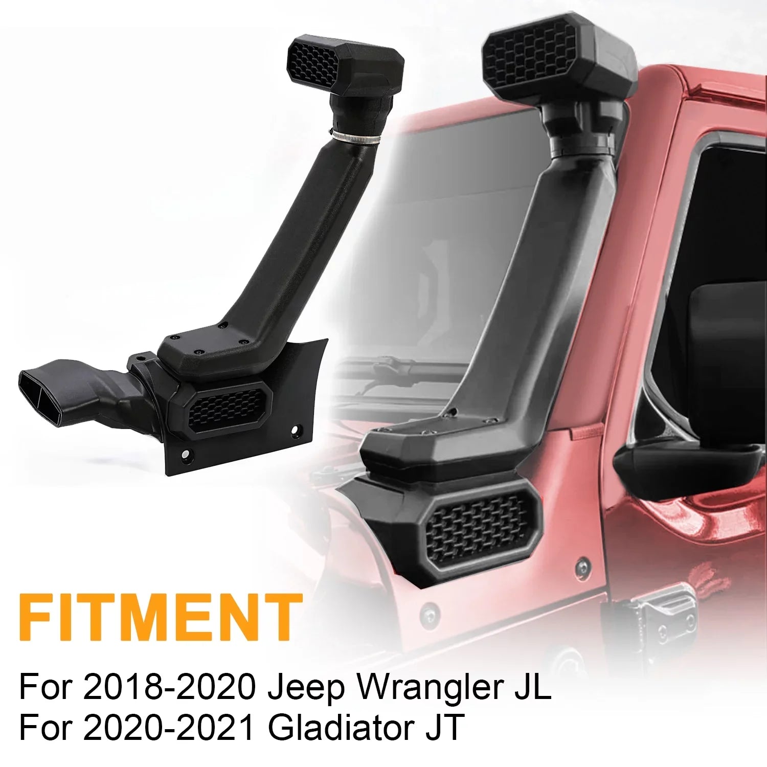 Premium Premium Premium Kojem High Mount Snorkel For 2018-2020 Jeep Wrangler JL 2020-2021 Gladiator JT Air Intake Snorkel Kit