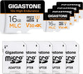 Premium Premium [10x High Endurance] Giga Industrial 16GB 5-Pack MLC ro SD , 4K Video Recording, Security Cam, Dash Cam, - Great Deal!