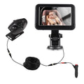 Premium Pinnaco Baby Car High Resolution Camera Invigilator 5 Inch Mirror Display Night Vision 150Â° Wide View