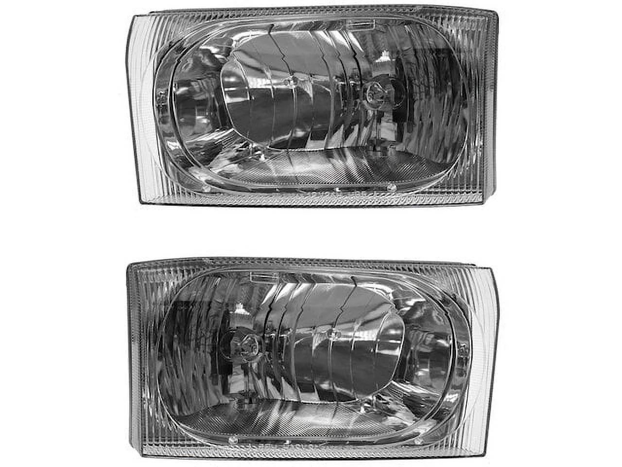 Premium Headlight Assembly Set 2 Piece - Compatible with 1999 - 2004 Ford F-250 Super Duty 2000 2001 2002 2003 - Great Deal! - Great Deal!