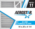 Aerostar 16x20x4 1/4 MERV 11, Carrier Replacement Pleated Air Filter, 16x20x4 1/4, Box of 2 - Great Deal! - Great Deal! - Great Deal! - Great Deal!