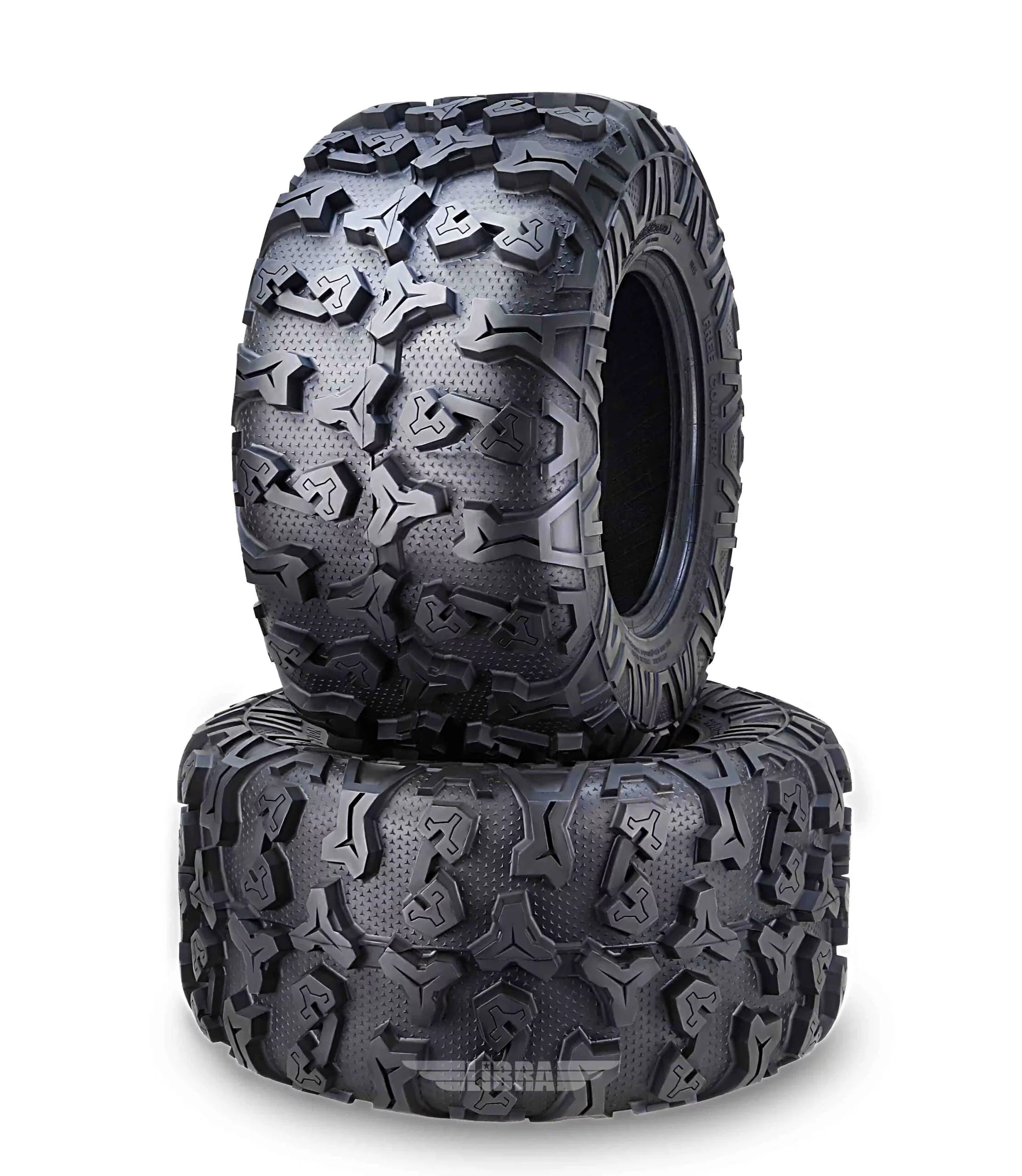 Premium (2) Premium FREE COUNTRY 8PR ATV/UTV Tires 27x11x12 fit 16-20 Honda PIONEER 1000 Base/EPS Rear - Great Deal!