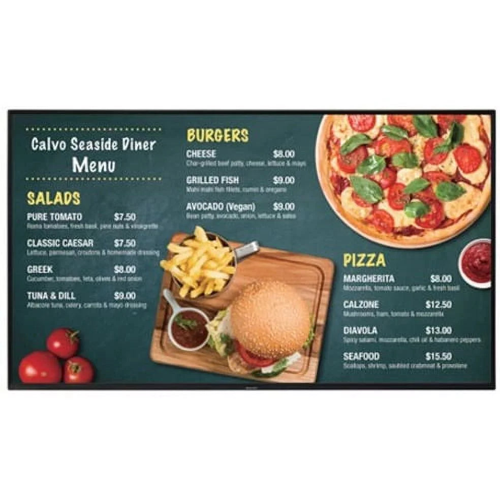 Sharp 4T-B60CJ1U Class 60.1" Viewable LED Display - 4K 4T-B Series - Great Deal!