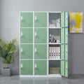 Premium Premium Premium Ouyessir Locker Storage Cabinet 4-tier Metal Lockers for School, Gym, Home, Office Employee Lock Box, 71 inches High - Green - Great Deal!