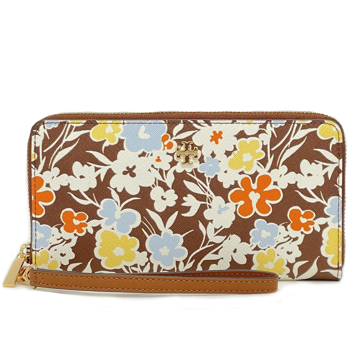 Tory Burch Women's Emerson Printed Wristlet Zip Continental Wallet - Great Deal! - Great Deal! - Great Deal!