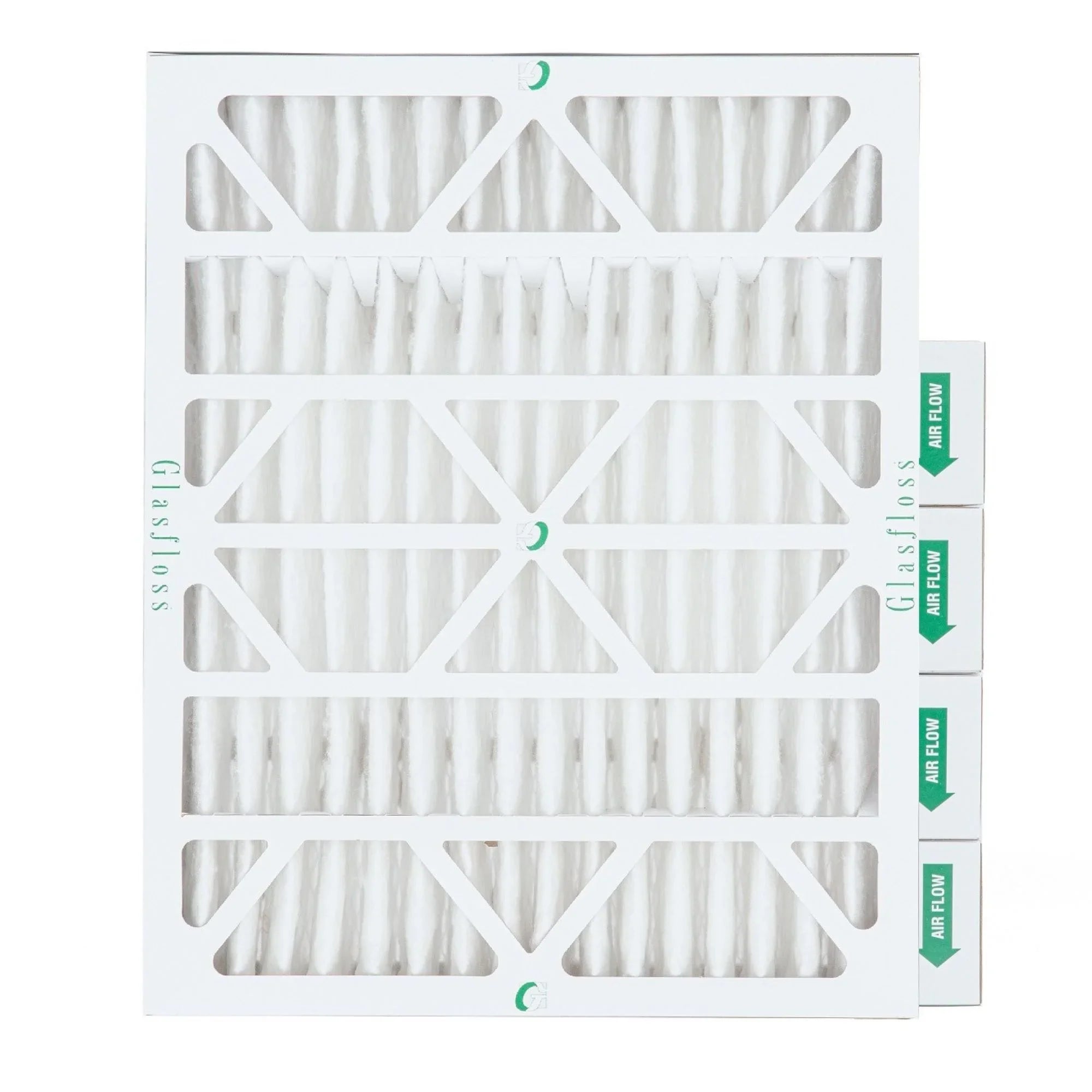 Premium 20x24x4 MERV 10 Pleated HVAC Air Filters by Glasfloss. ( Quantity 5 ) Exact Size: 19-3/8 x 23-3/8 x 3-3/4 - Great Deal! - Great Deal!