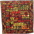 Premium Pre-Owned Gucci Autumn Leaf Silk Scarf Stole Muffler Brown Pattern GUCCI | Ladies (Good) - Great Deal! - Great Deal!