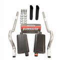 Premium Premium 62-74 Mopar B Body Car 2.5" Dual Exhaust Kit Flowmaster 50 Series Rear Exit BW