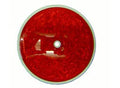Premium Cortina 13-099-32 3-3/8" Dia. Reflector - Center Hole Mount - Red (340 Pack) - Great Deal!