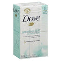 Dove Bath Bars, Sensitive Skin, Unscented 6-4 oz (113 g) bars [24 oz (1.5 lb) 678 g] (Packaging may vary) - Great Deal! - Great Deal! - Great Deal!