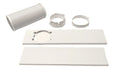 Premium OEM Toshiba Air Conditioner AC White Window Exhaust Kit Originally Shipped With RACPD1411CRU, RAC-PD1411CRU