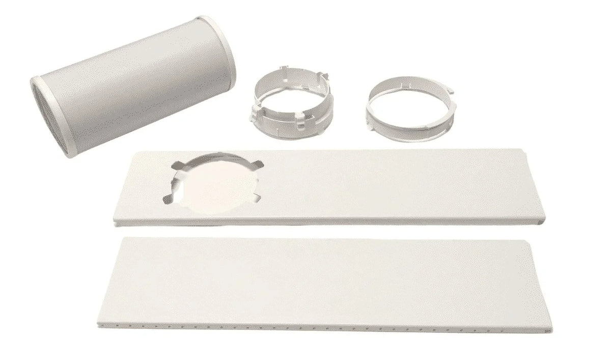 Premium OEM Toshiba Air Conditioner AC White Window Exhaust Kit Originally Shipped With RACPD1411CRU, RAC-PD1411CRU