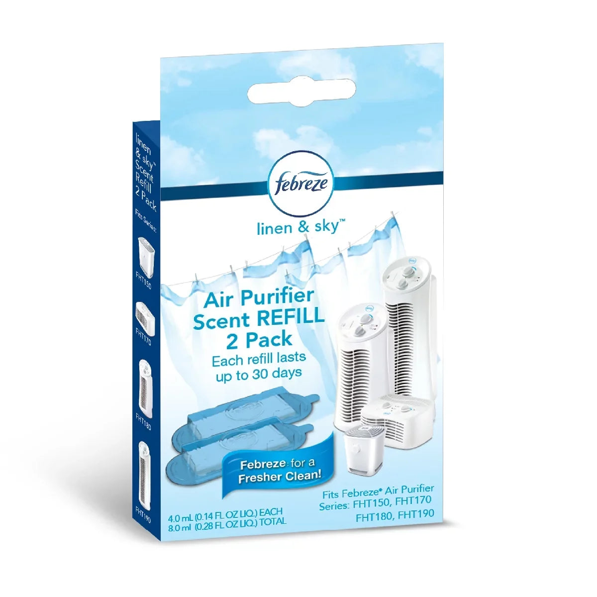 Premium Premium Febreze Linen and Sky Scent Cartridge, FRF102L 3 Pack Value Bundle - Great Deal!
