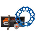 Premium Primary Drive Alloy Kit & O-Ring Chain Blue Rear Sprocket For YAMAHA YZ125X 2020-2022 - Great Deal!