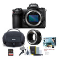 Premium Nikon Z6II Mirrorless Camera Body with FTZ II Mount Adapter and Accessory Bundle - Great Deal!