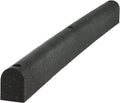 Playsafer Heavy Duty 4â Rubber Dock Bumper for Boat Docks, Marinas, Loading Docks, and Parking Spots - 48" x 3" x 4"