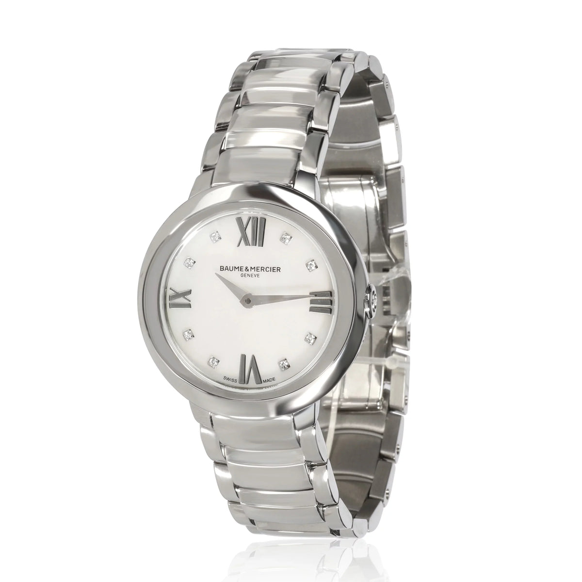 Premium Baume & Mercier Promesse MOA10158 Women's Watch in Stainless Steel Pre-Owned - Great Deal!
