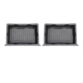 Vehicle under Seat Storage Box Holder Case Underseat Hidden Storage Tray for Accessory 2pcs - Great Deal! - Great Deal!