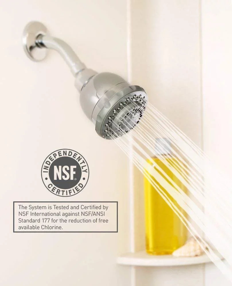 Premium Culligan WSH-C125 Wall-Mounted Filtered Shower Head with Massage, Chrome Finish - Great Deal! - Great Deal!